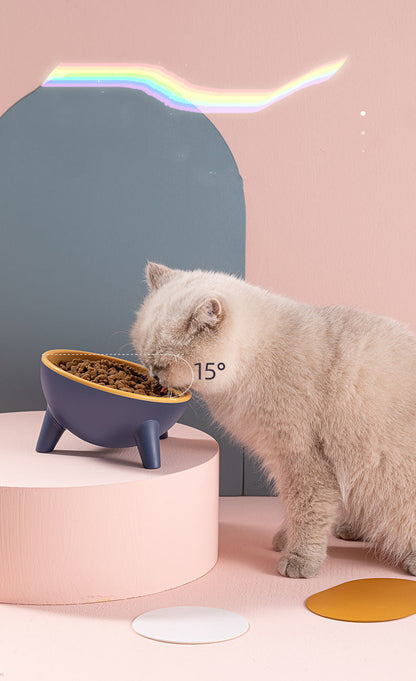 Tilted Cat Bowl * - Pet bowl