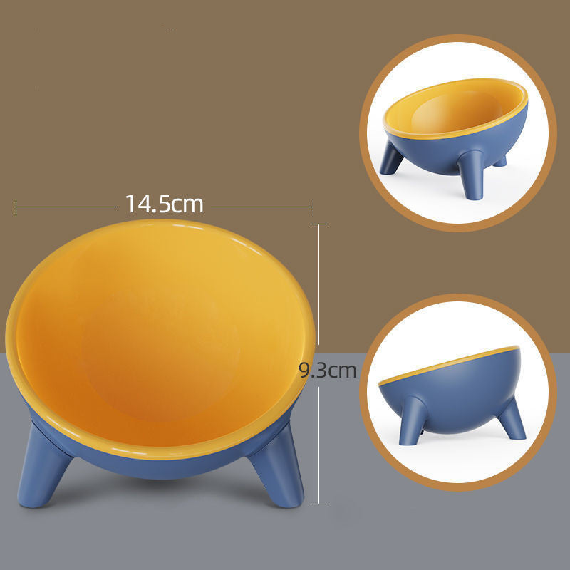 Tilted Cat Bowl * - Rock Yellow - Pet bowl