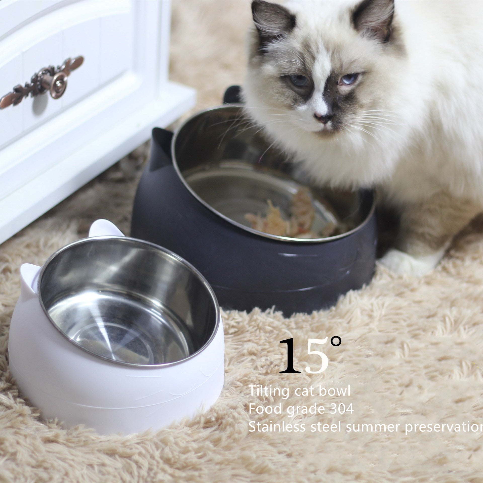 Tilting Cat Bowl - Pet bowl