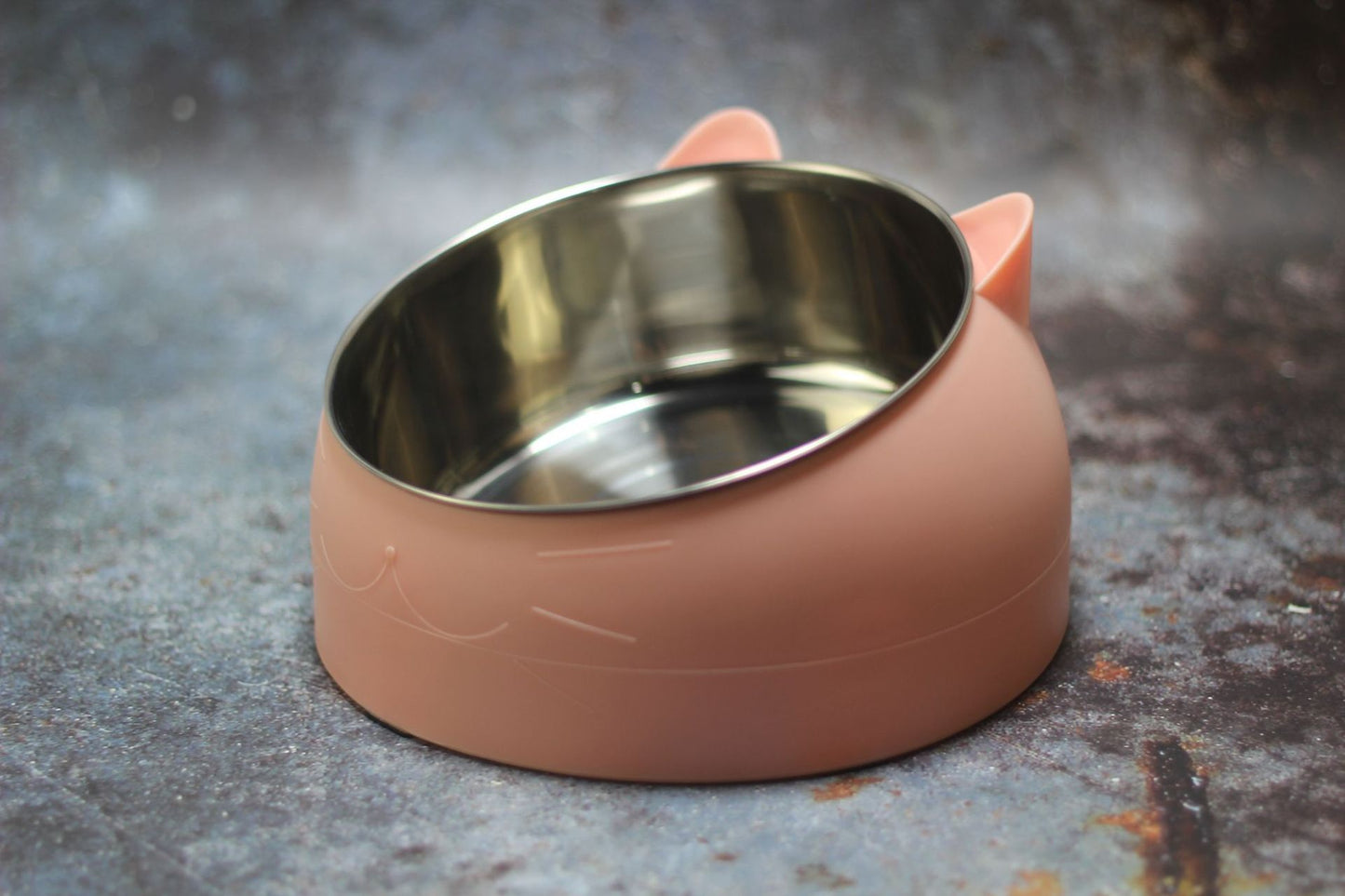 Tilting Cat Bowl - Pink / L - Pet bowl