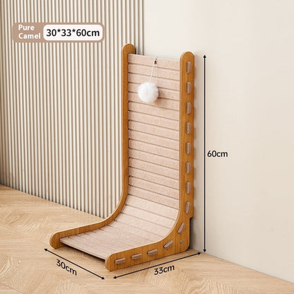 Vertical Wall Scratch Board for Cats - Cat Scratch Board / Camel - Cat Scratcher